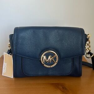 Blue Michael Kors bag with adjustable strap (new with tags)